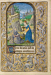 Lieven van Lathem (1430–1493): Szent Antal megkísértése (miniatúra)