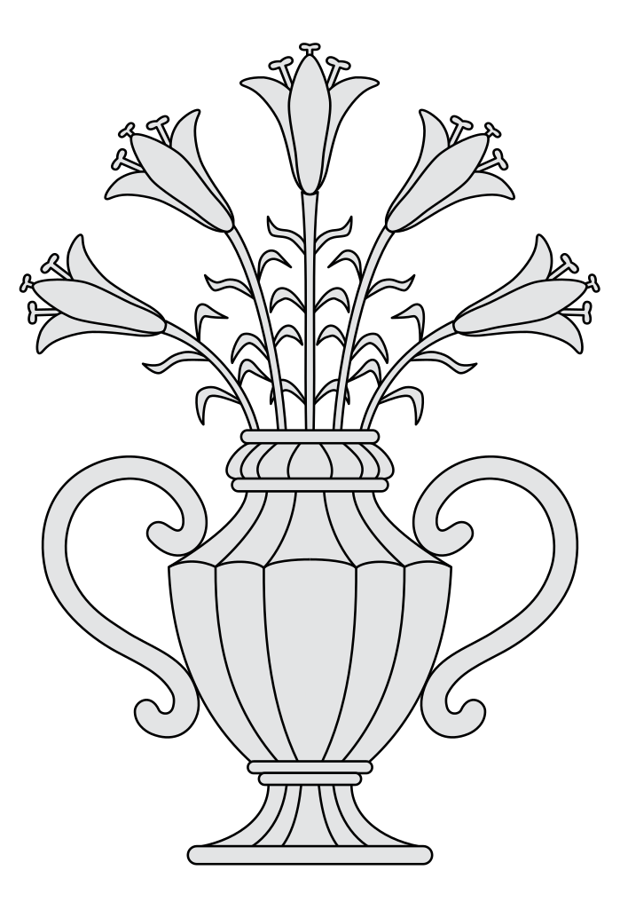 Download File Lilies Vases Heraldry Svg Wikimedia Commons