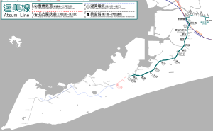 Linemap of Atsumi Line.svg