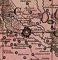 Čeština: Litovel a okolí na Müllerově mapě Moravy (1716, vydání z roku 1790), sekce 7.
