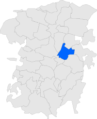 Map showing location within Berguedà
