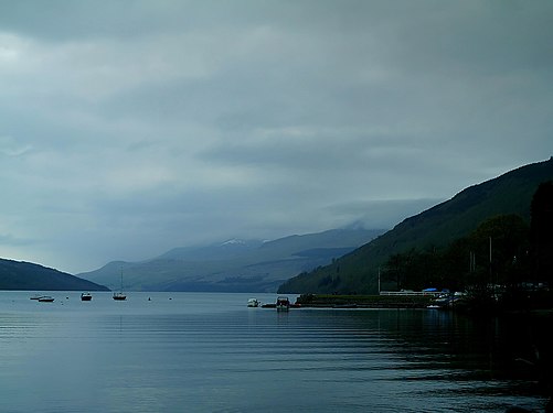 Loch Tay in Scottish highlands