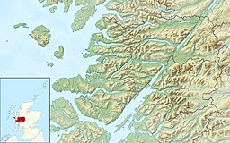 Loch Ossian is located in Lochaber