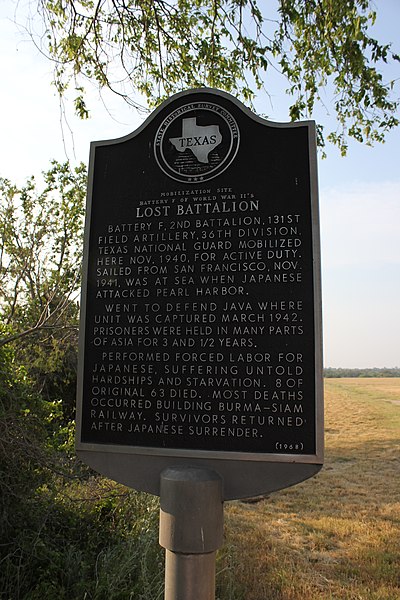 File:Lost Battalion, Jacksboro, Texas Historical Marker (9715742652).jpg