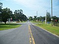 County Road 25A, going through the town.