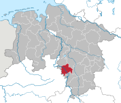 Der Landkreis Hameln-Pyrmont in Niedersachsen