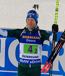 Lukas Hofer vuonna 2019.