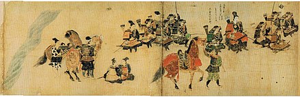 Shōni Kagesuke and his forces in Akasaka