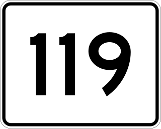 <span class="mw-page-title-main">Massachusetts Route 119</span> Highway in Massachusetts, United States