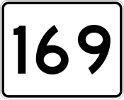 Route 169 marker