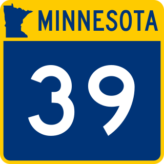 <span class="mw-page-title-main">Minnesota State Highway 39</span> Highway in Minnesota