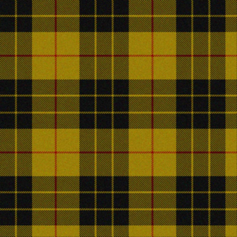 The colour of the Clan MacLeod tartan was described in an 1829 letter by Sir Thomas Dick Lauder to Sir Walter Scott; "MacLeod (of Dunvegan) has got a sketch of this splendid tartan, three black stryps upon ain yellow fylde".