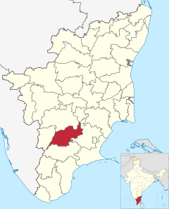 Madurai in Tamil Nadu (India).svg