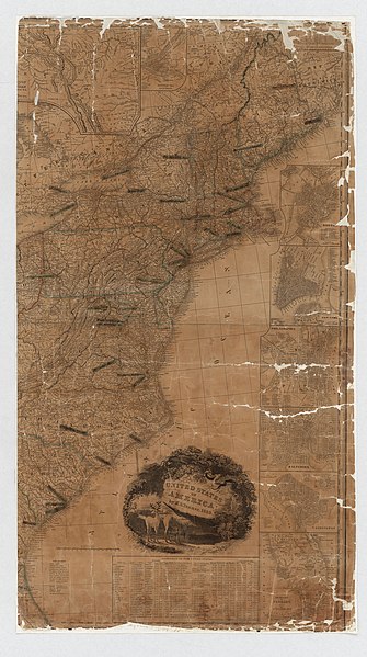 File:Map Exhibiting the position of the Lands occupied by Indian Tribes in Amity with the United States- and also The Lands Ceded to the United States, by Treaty with various Indian Tribes. - United States o(...) - NARA - 102278691 (page 3).jpg