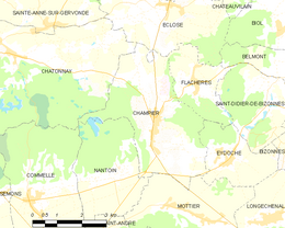 Champier - Localizazion