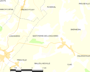 Poziția localității Saint-Pierre-des-Jonquières