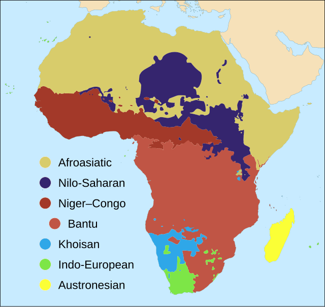 hausa language map