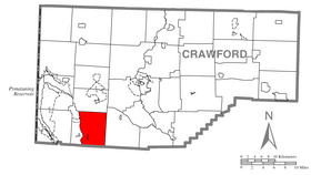 Localização de East Fallowfield Township