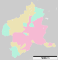 Map of Gunma Prefecture