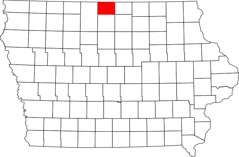 صورة:Map of Iowa highlighting Winnebago County.svg