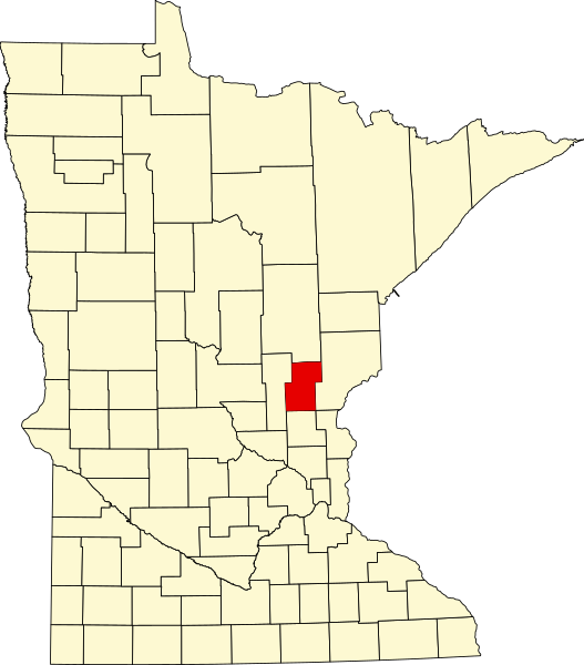 File:Map of Minnesota highlighting Kanabec County.svg