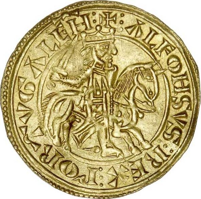 Effigy on a contemporary coin