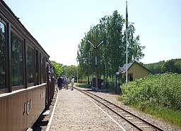 Östra Sødermanlands Jernbanes station i Marielund.