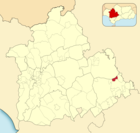 Расположение муниципалитета Мариналеда на карте провинции