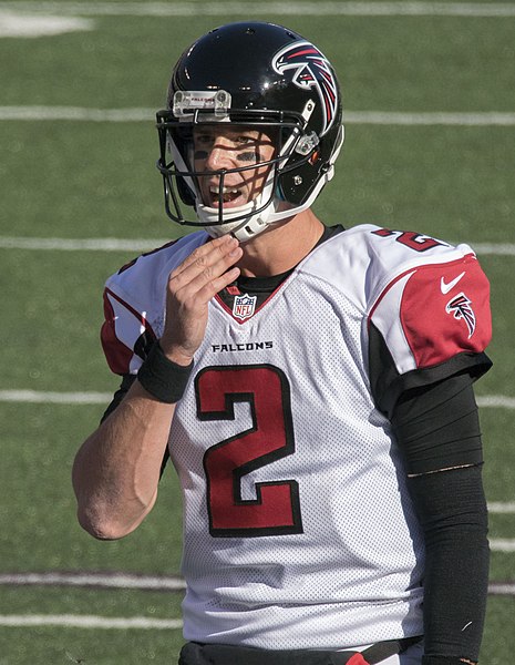 The 2016 MVP Matt Ryan was drafted third overall by the Atlanta Falcons.