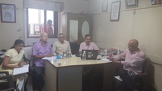 Training session for the members of Pune Nagar Vachan Mandir