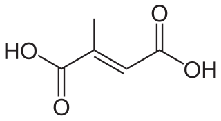 Mesaconic acid chemical compound