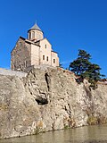 Thumbnail for File:Metekhi church in Tbilisi. View from the south-west. December 2023.jpg