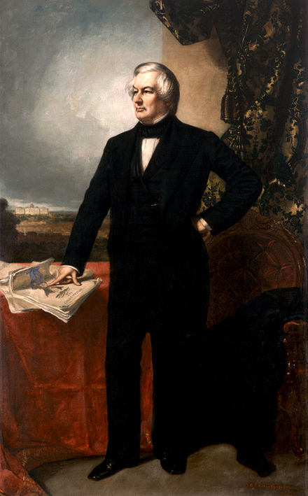 Official portrait of Fillmore by George Peter Alexander Healy, c. 1857