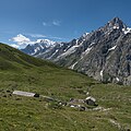Mont Blanc and Grandes Jorasses - Vallone di Malatrà, Courmayeur, Aosta, Italy - August 8, 2016.jpg