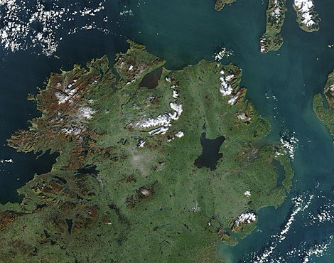 Northern Ireland borders the Republic of Ireland to its south and west.