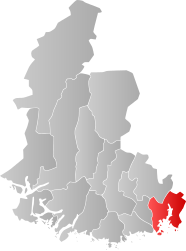 Kristiansand - Carte