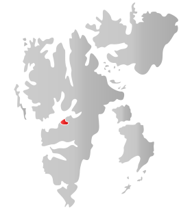 Localização de Longyearbyen