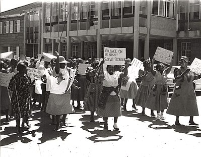 Día Internacional de la Solidaridad con la lucha de la Mujer en Sudáfrica y Namibia