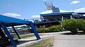 Nepean Sailing Club clubhouse and marquis tent