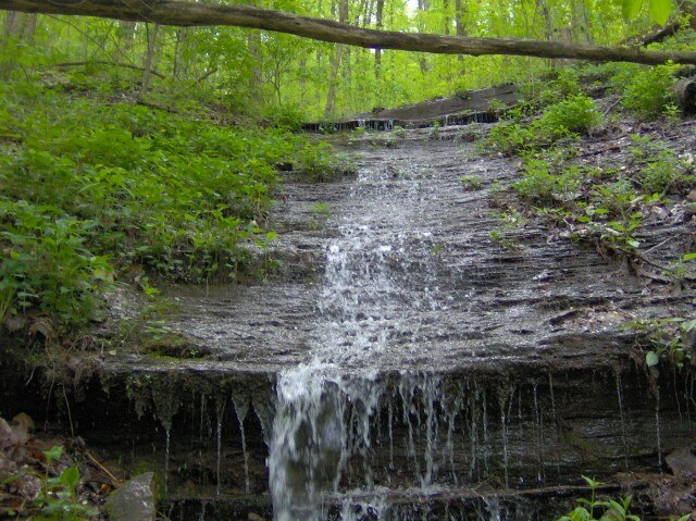A stream on the north slope of Old Mac Mountain