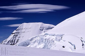 North Twin slopes (rt) & South Twin (lt)