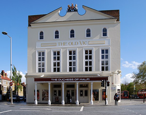 The Old Vic (photographed in 2012), where Gielgud honed his skill as a Shakespearean