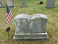 Captain James Cutler (died 1848) and Mary Cutler (died 1850), in Ole Second Parish Burial Ground; Burlington, Massachusetts.