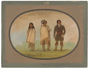 Oneida Chief, His Sister, and a Missionary