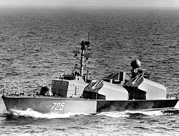 Ракетни чамац Оса I класе 1983.