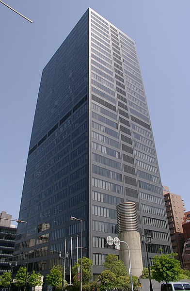 Osaka Obayashi Building, registered headquarters of Obayashi Corp. in Chuo-ku, Osaka, Japan