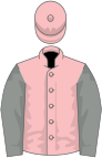 Pink, grey sleeves