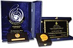 Trofeo, medallón y certificado de PSIPW