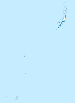 Location of Clear Lake in Palau.