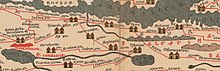 Eine detaillierte Karte Palästinas aus dem 5. Jahrhundert